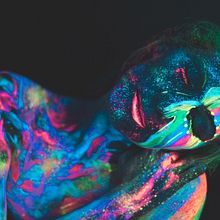 Bodypaint - Luz Negra. Un proyecto de Fotografía de retrato de Fer López - 02.08.2018