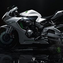 Honda CBR / Full CGI. 3D project by Alberto Luque - 08.03.2018