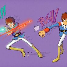Fan Art de Amuro Ray (Gundam). Un proyecto de Animación, Cómic, Dibujo, Diseño de personajes e Ilustración digital de Albert Martínez Garrido - 24.11.2017