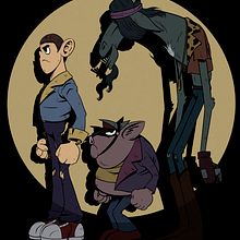 Diseño de personajes para "Cómic". Un proyecto de Cómic, Dibujo, Diseño de personajes e Ilustración digital de Albert Martínez Garrido - 07.07.2018