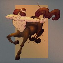 Diseño de personaje: "El centauro". Un proyecto de Animación, Cómic, Diseño de personajes, Ilustración digital y Videojuegos de Albert Martínez Garrido - 08.06.2018