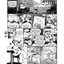 Cómic "Una resaca de otro mundo". Un proyecto de Cómic, Dibujo e Ilustración digital de Albert Martínez Garrido - 29.06.2018