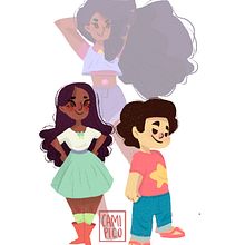 Steven Universe Fanart. Un proyecto de Concept Art, Diseño de personajes, Ilustración tradicional e Ilustración digital de CaMi Pineda Correa - 03.08.2018