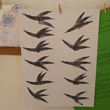 Un tejado se convirtió en una bandada de pájaros Ein Projekt aus dem Bereich Prägung von María Madrigal Ortega - 04.08.2018