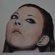 Mi Proyecto del curso:  Retrato realista con lápices de colores. Portrait Drawing project by Maria C. Espino - 08.05.2018
