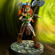 Vikinga. 3D, Concept Art, and Digital Illustration project by Alicia González Condado - 08.06.2018