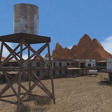 Western scenography. Interior Design, Set Design, and 3D Modeling project by Silvia Badorrey Castan - 08.06.2017