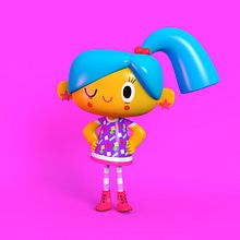 Diseño de personajes 3D. 3D, and Character Design project by Cecilia Meade - 08.06.2018