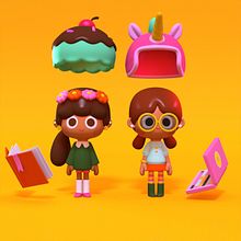 Codella. 3D, Art Direction, Character Design, and Traditional illustration project by Cecilia Meade - 08.06.2018