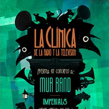 Cartel Festival Clínica de la radio y la televisión. Un proyecto de Diseño gráfico de gregor - 07.08.2018