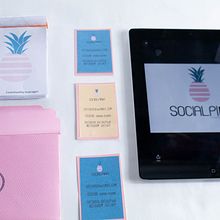 Social piña . Pencitraan Merek & Identitas proyek oleh Tania-yulissa Canales - 08.18.2018
