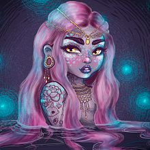 POWERFUL AND MAGICAL . Projekt z dziedziny Tradycyjna ilustracja, Projektowanie postaci,  Rysunek i Ilustracja cyfrowa użytkownika VaneKone Ilustración - 08.08.2018