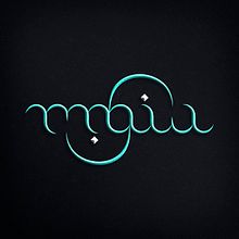 Ambigrama - Magia. Lettering, T, and pograph project by Miguel Brito Torres - 08.08.2013