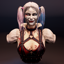 Harley Quinn fanart. 3D project by Javier Lorente Preciado - 08.08.2018