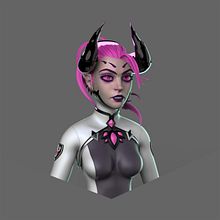Mi proyecto de Modelado de personajes en 3D. 3D, 3D Modeling, and Character Design project by Jonathan Vargas - 08.09.2018