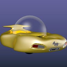coche para ratones. Un projet de 3D, Architecture, Design automobile , et Conception de jouets de Esther Rodríguez Naranjo - 09.05.2016
