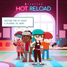 Flutter Hot Reload Game at Google I/O 2018. Animation, Character Animation, and Character Design project by Juan Carlos Cruz - 08.12.2018