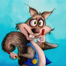 Ardilla Negra. Cuento ilustrado para México. Un progetto di Illustrazione tradizionale di Yolanda Cabrera Sánchez - 10.08.2018