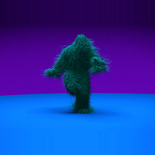 Peludo baile. 3D, 3D Animation, and Character Animation project by Armando Martinez - 08.10.2018