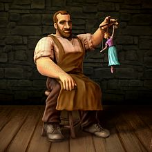 Marionetista. 3D, Concept Art, Character Design, Traditional illustration, and Digital Illustration project by Alicia González Condado - 08.11.2018