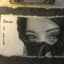 No to racism. Street Art, Fine Arts, Artistic Drawing, Portrait Drawing, Realistic Drawing, and Education project by Francisco José Jiménez Campoy - 08.05.2018