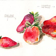 Mis sueńos dulces :). Watercolor Painting project by Magdalena Syguła - 08.13.2018