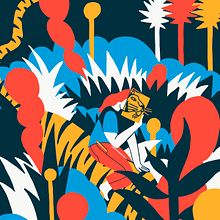 Tiger. Traditional illustration project by Alejandro Alonso - 06.17.2018
