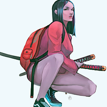 Daisho G2. Character Design, and Digital Illustration project by Cstevenart - 08.14.2018