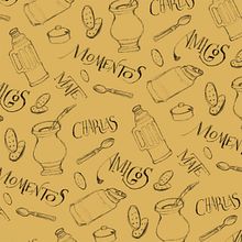 Mate, Lettering e ilustración . Primeras composiciones Ein Projekt aus dem Bereich Design von Micaela Garramuño - 16.08.2018