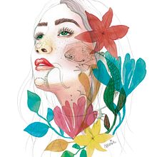 Mi primer retrato. Un proyecto de Dibujo de Retrato, Ilustración tradicional e Ilustración digital de Maria Espert - 16.08.2018