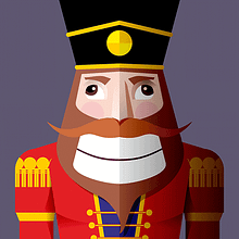 Cascanueces "Nutcracker". Un proyecto de Diseño de personajes, Diseño gráfico, Ilustración tradicional e Ilustración vectorial de Alejandro Mazuelas Kamiruaga - 17.08.2018