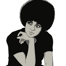 ANGELA DAVIS. Un proyecto de Ilustración digital de Catuxa Barreiro - 17.08.2018