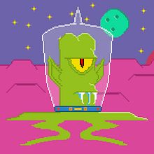Kang and Kodos Pixel Art, The Simpsons Fan Art.. 2D Animation, Comic, and Traditional illustration project by Carlos Vargas Gutiérrez - 08.18.2018