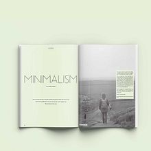 Revista Minimalista. Editorial Design, and Graphic Design project by Maria Gutiérrez Arrillaga - 08.18.2018