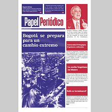 Papel periódico. Un projet de Conception éditoriale de Laura Silva - 08.02.2016