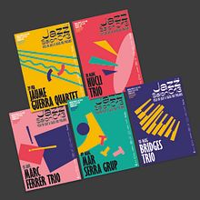 Jazz Salon 2020. Br, ing, Identit, Communication, Poster Design, and Graphic Design project by Roger Castro - 02.02.2020