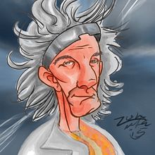 Doc Brown  . % zoor_marte tarafından hazırlanan Dijital İllüstras, on, Tablo, Sulubo, Ve a Resim projesi - 08.20.2018