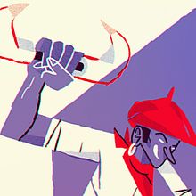  Poster SanFaustin. Traditional illustration project by Dani Maiz - 08.20.2018