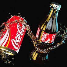 Coca Cola Process. Un progetto di 3D, Animazione 3D, Graphic design e Modellazione 3D di Carlos Báez Piñero - 20.08.2018