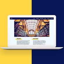 Web responsive || JK Rowling. Creativit, Web Development, Design, Graphic Design, Web Design, and UX / UI project by Andrea Teruel - 08.21.2018
