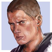 Wentworth Miller. Drawing, Traditional illustration, and Digital Illustration project by Alessandra Stanga - 08.21.2018