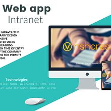 Web App - Intranet. Web Development, and Web Design project by Edgardo Flores - 04.20.2017