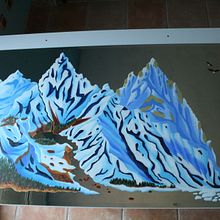 Artesanía en espejo. Arts, Crafts, Sketching, Concept Art, Creativit, Drawing, Artistic Drawing, Realistic Drawing, Traditional illustration, L, scape Architecture, and Painting project by Cristina Aguilera - 08.22.2018