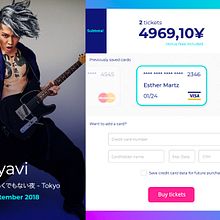 Daily UI #002 - Credit Card Checkout. Een project van UX / UI van Esther Martz - 22.08.2018