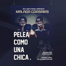 Málaga Corsairs - Posters. Een project van  Br, ing en identiteit,  Creativiteit,  Ontwerp, Posterontwerp, Informatieontwerp y Evenementen van Sara Prados - 23.08.2018