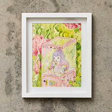 Time machine (Lápiz + Acuarela en Papel de Algodón).. Un progetto di Disegno a matita, Illustrazione tradizionale e Pittura ad acquerello di Violeta Hernández - 23.08.2018