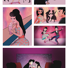 Mi Proyecto del curso: Introducción a la psicología del color: la narrativa cromática. Un progetto di Illustrazione tradizionale di Yutzil Duque Hernández - 23.08.2018