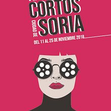XX Certamen de Cortos de Soria. Un proyecto de Diseño de carteles, Diseño gráfico e Ilustración tradicional de inma caos - 24.08.2018