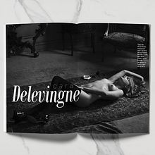 Cara Delevingne. Un proyecto de Diseño y Diseño editorial de Isabel Lacambra Asensio - 26.08.2018