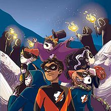 Superjusticiers del Futbol. Projekt z dziedziny Trad, c, jna ilustracja, Ilustracja c i frowa użytkownika Laia Ferraté - 26.08.2018